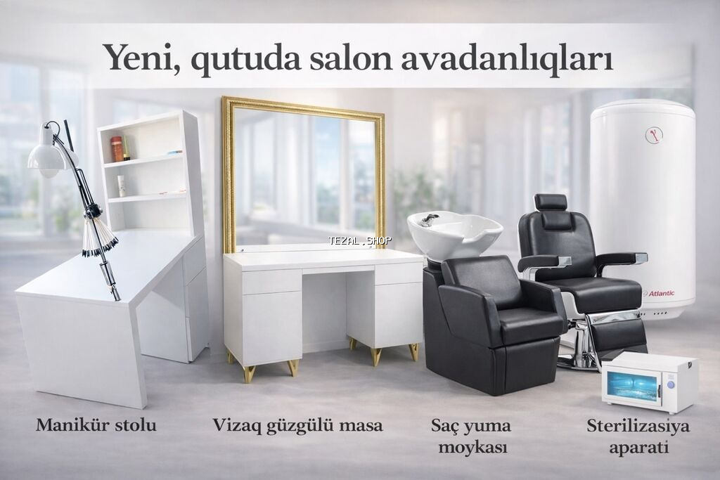 Salon üçün avadanlıq seti Komplektə daxildir: - Manikür stolu – rahat