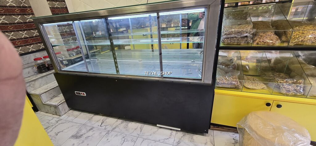 Soyuduculu vitrin – şüşə qabaqlı, paslanmayan polad çərçivəli - şəkil 2