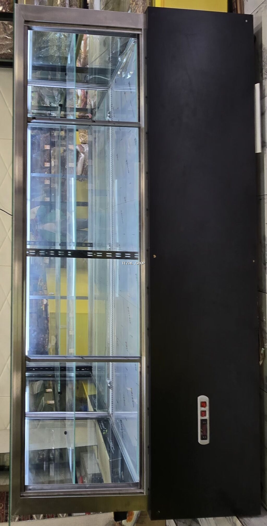 Soyuduculu vitrin – şüşə qabaqlı, paslanmayan polad çərçivəli - şəkil 5