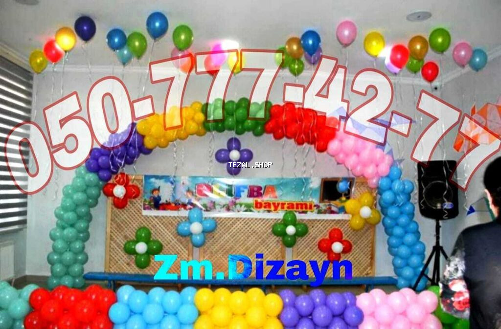 Helium ve adi Şarlarla bəzədilmə Qarabag Azerbaycandir ! Bayraq