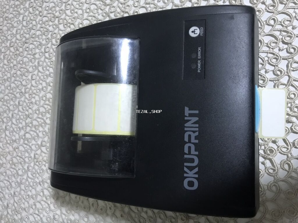OKUPRINT etiket printeri - Termal etiket çap cihazı: rulonla işləyir