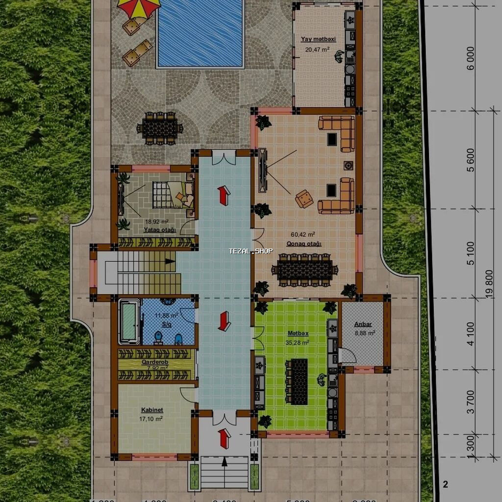 Salam.Serfeli qiymete Ferdi evlerin Eskiz layihesi işlenilir.Etrafli - şəkil 4