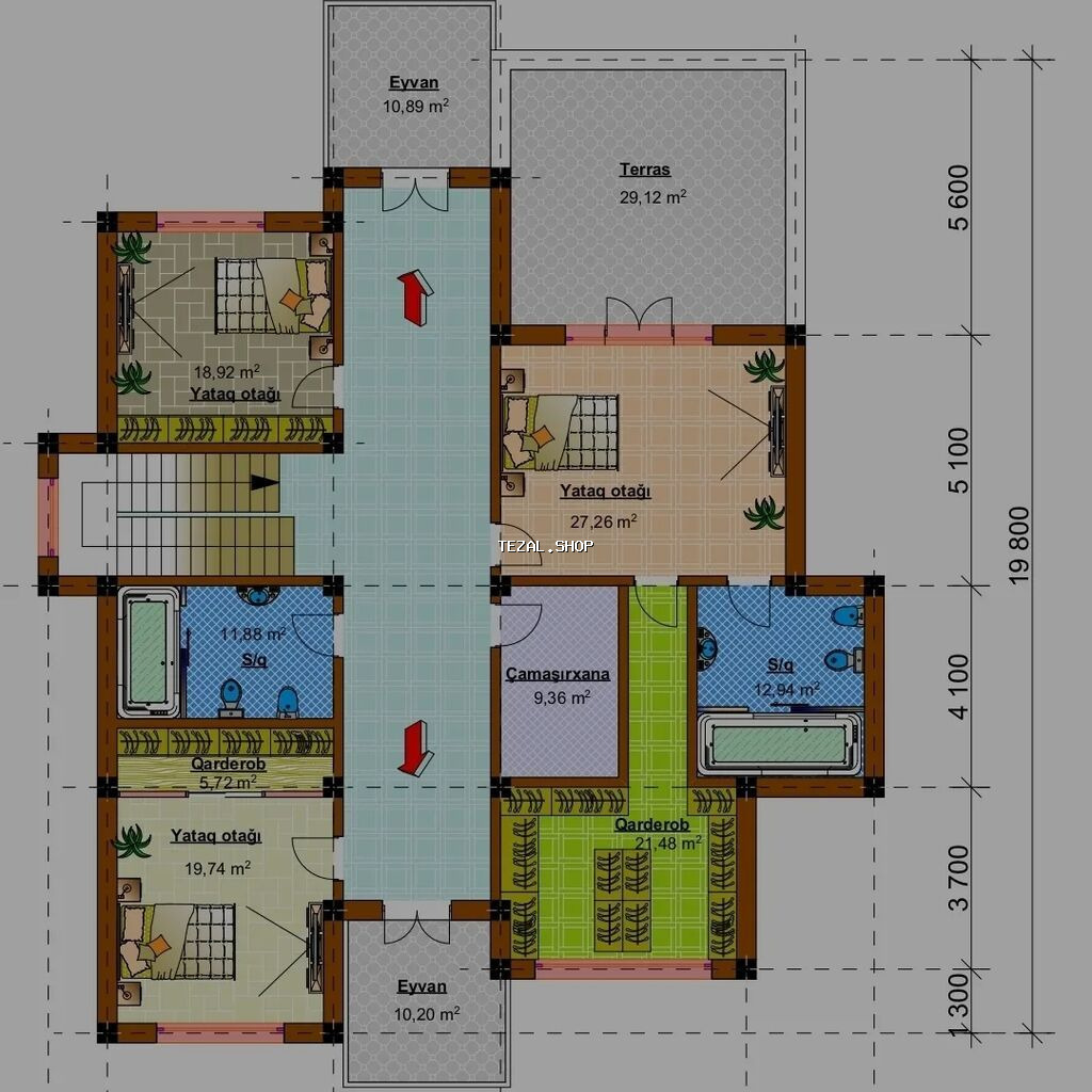 Salam.Serfeli qiymete Ferdi evlerin Eskiz layihesi işlenilir.Etrafli - şəkil 5