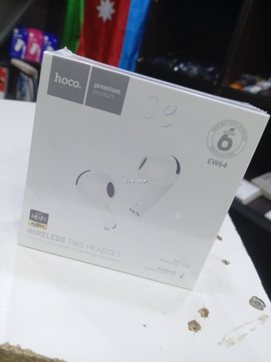 Hoco EW64 Wireless TWS Headset - Hi-Fi Audio səs keyfiyyəti -