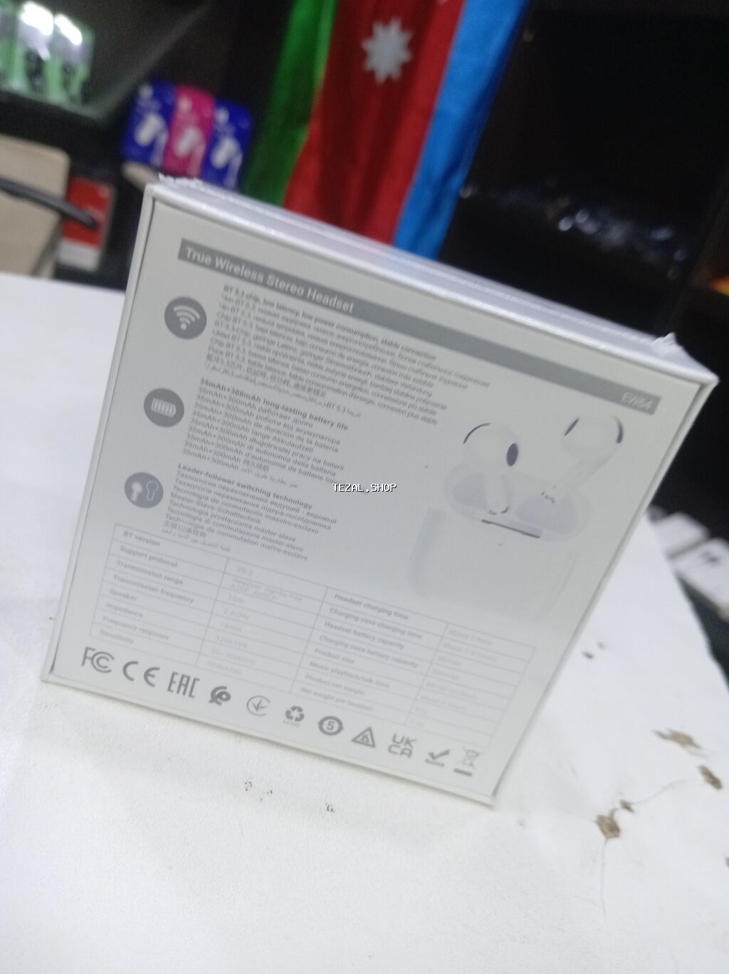 Hoco EW64 Wireless TWS Headset - Hi-Fi Audio səs keyfiyyəti - - şəkil 2