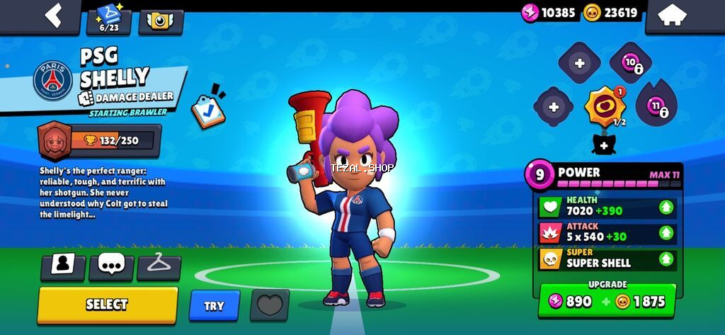 Brawl Stars oyun hesabı - Kupa: 1065 - Brawl Pass səviyyəsi: 15 - - şəkil 4