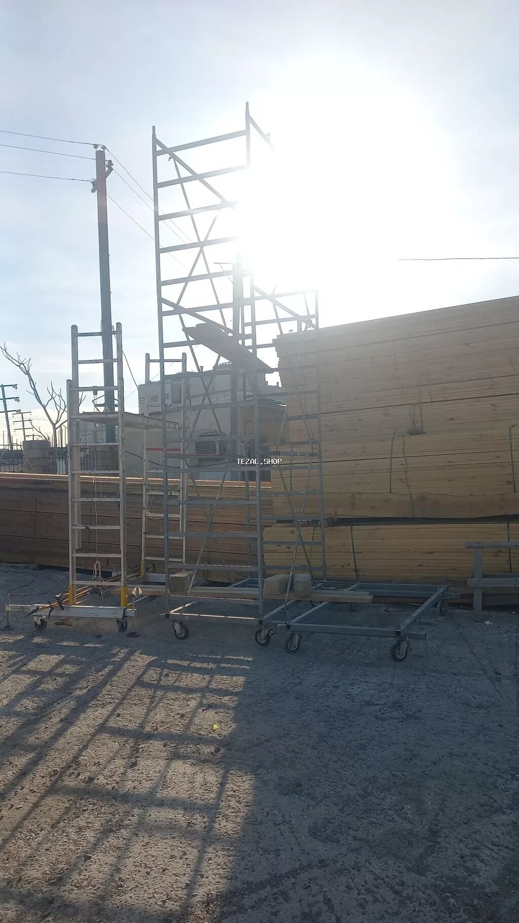 Alminyum və dəmir təkərli lesaların icarəsi