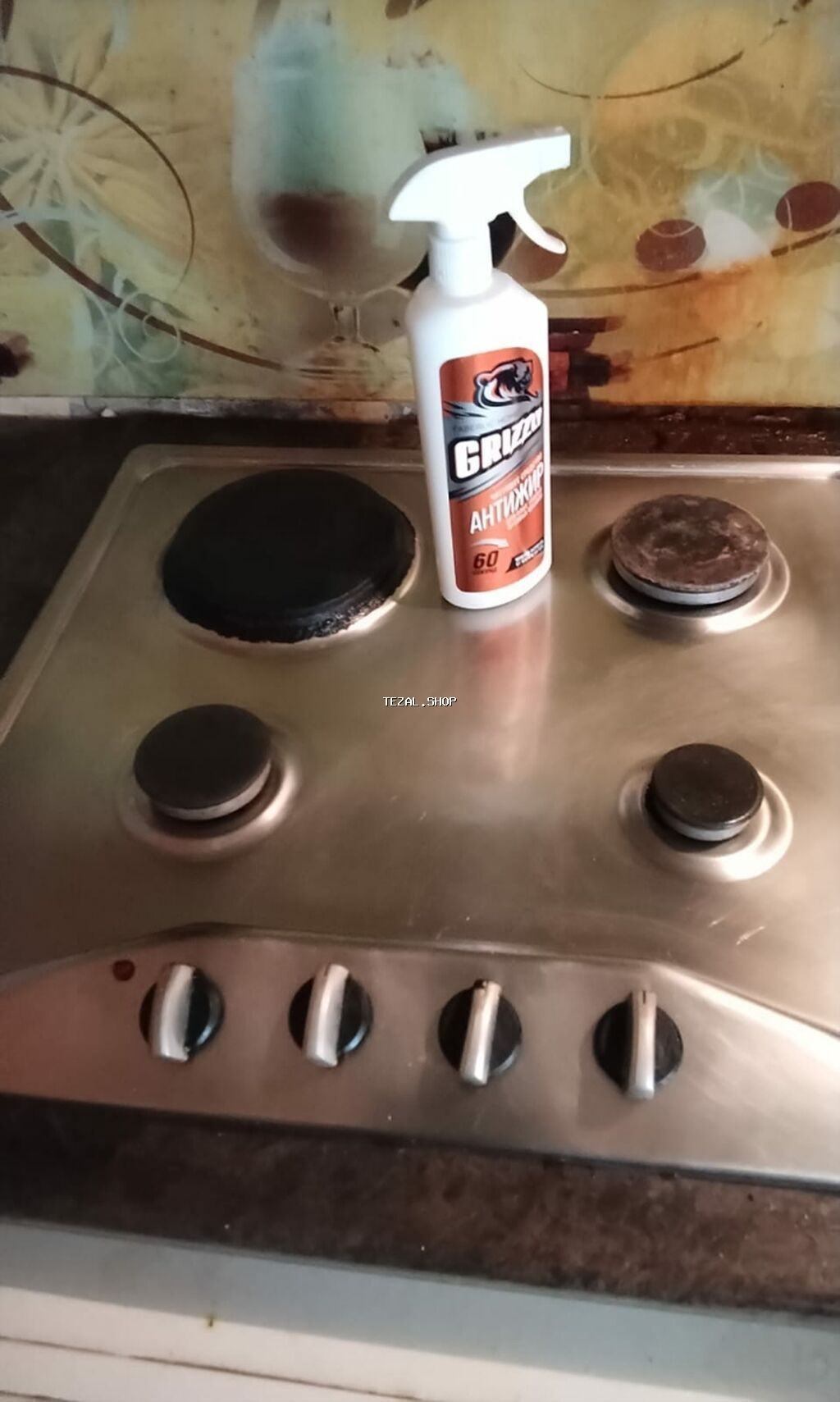 Sprey Qaz plitəsi ve soba təmizləmək üçün