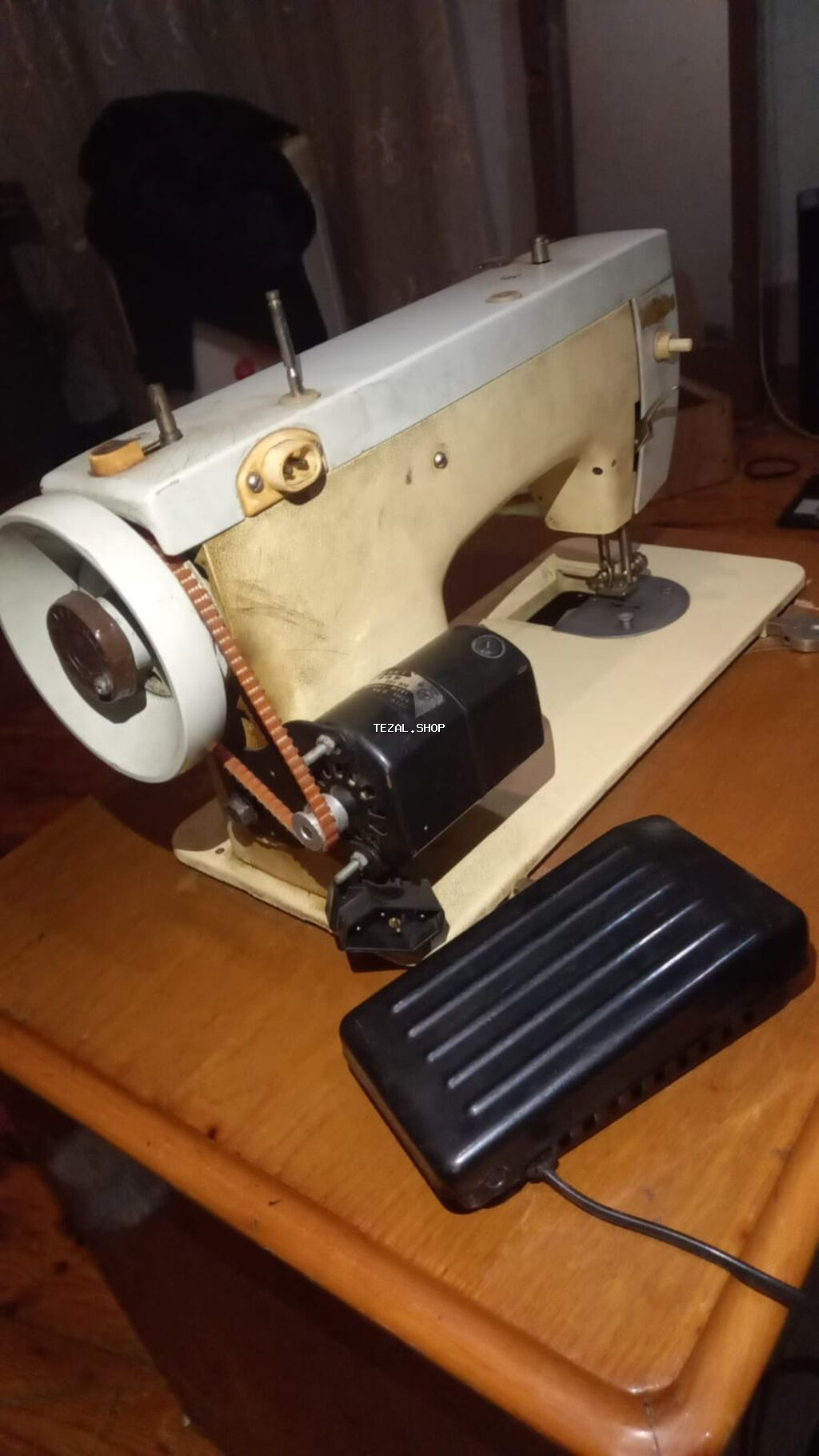 Məhsul: Elektrik ayaq pedallı tikiş maşını Təsvir: - Stolüstü