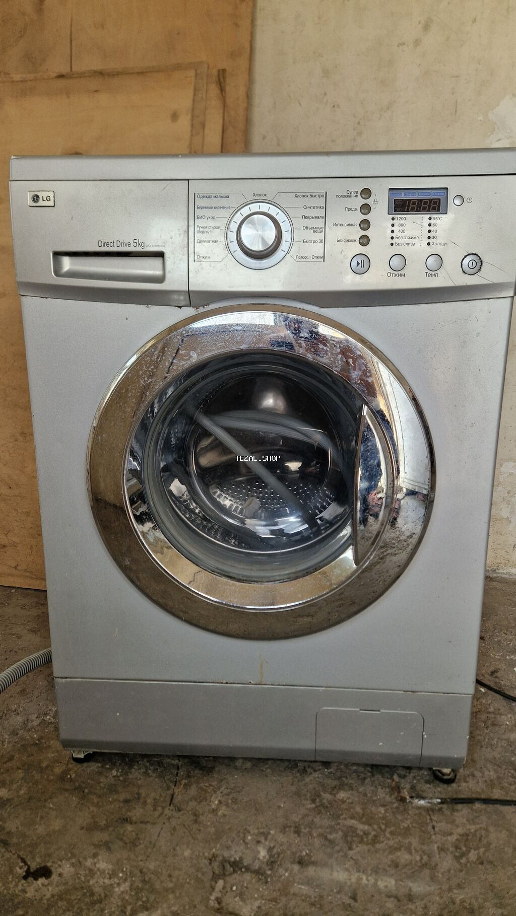 Paltaryuyan maşın LG, 5 kq, İşlənmiş, Avtomat, Qurutma var, Ünvandan götürmə, Ödənişli çatdırılma, Rayonlara çatdırılma - şəkil 2