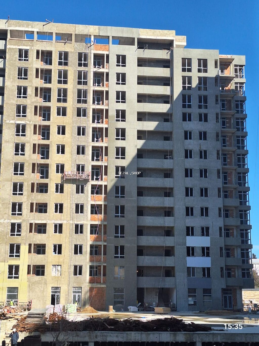 7-ci mikrorayon, 1 otaqlı, Yeni tikili, m. Dərnəgül, 57 kv. m - şəkil 2