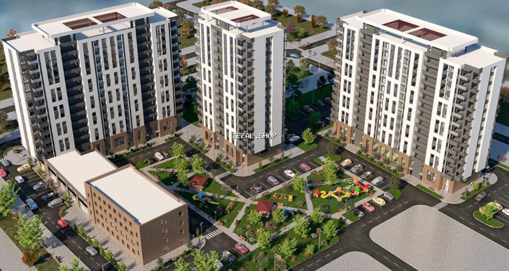 7-ci mikrorayon, 1 otaqlı, Yeni tikili, m. Dərnəgül, 57 kv. m - şəkil 5