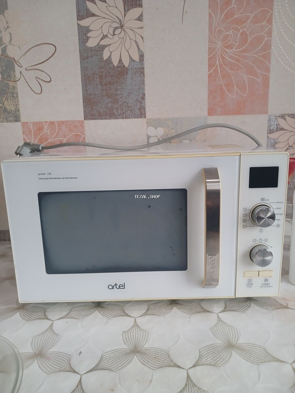 Mikrodalğalı soba Artel, Ayrıca dayanan, Mikrodalğalar ilə, rəng - Ağ