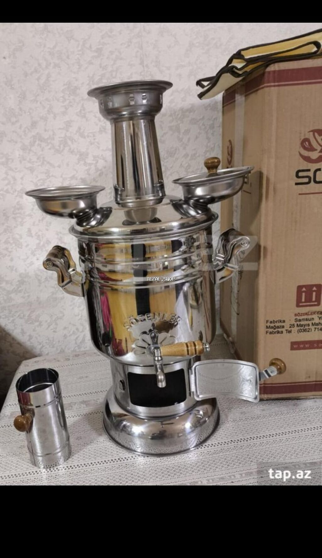 Yeni Od Samovar, 6 l, Ünvandan götürmə, Ödənişli çatdırılma - şəkil 2
