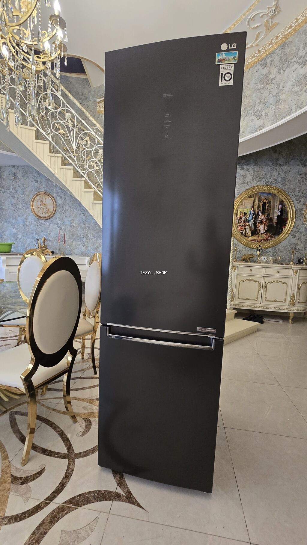 2 qapılı LG Soyuducu Satılır, rəng - Qara - şəkil 2