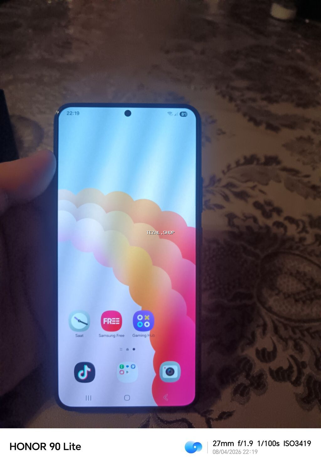 Samsung Galaxy S22, rəng - Qara, Simsiz şarj - şəkil 5