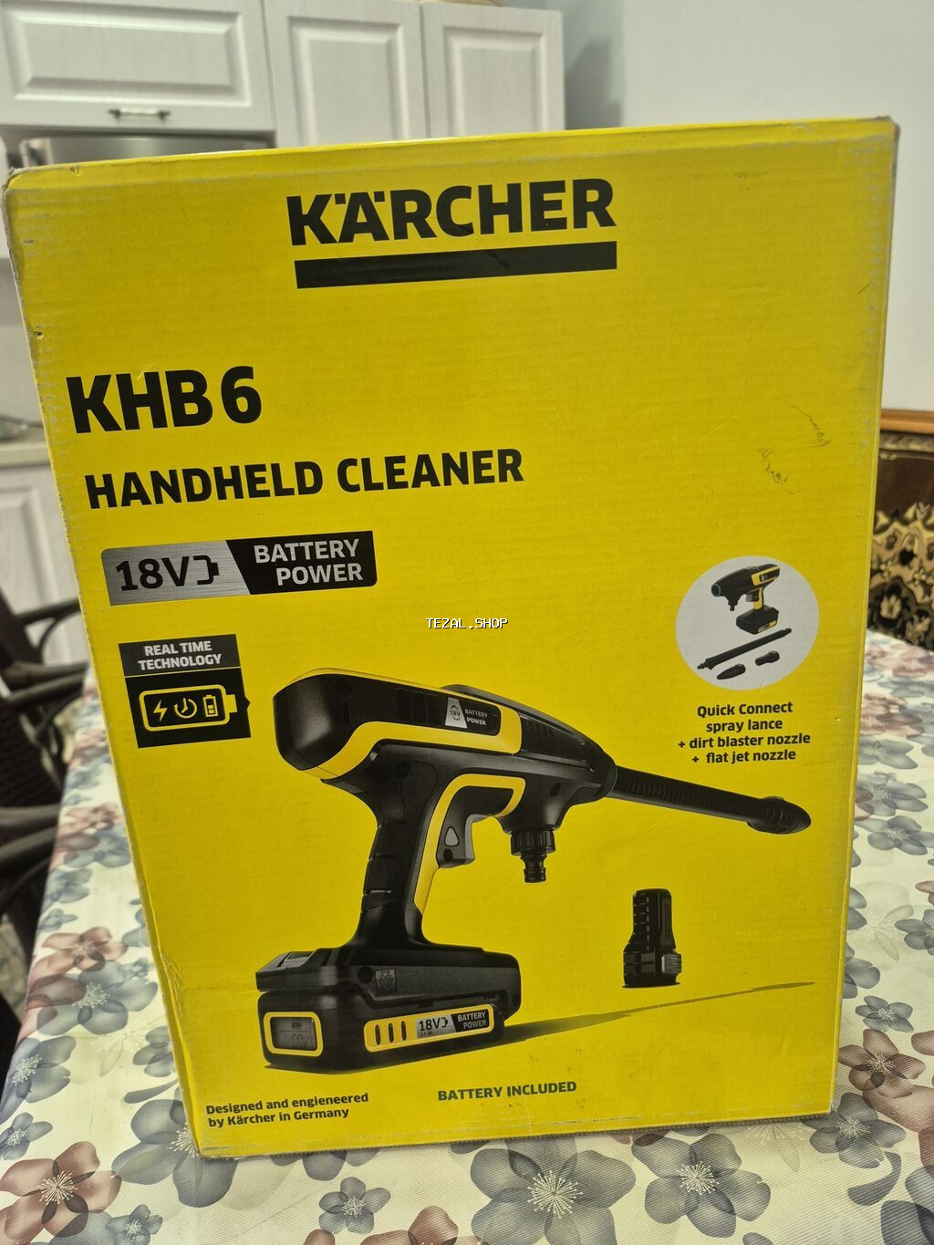 Kärcher KHB 6 Handheld Cleaner – simsiz, portativ təzyiqli yuyucu -