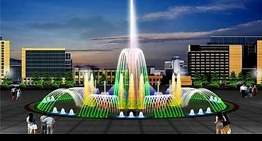 Rəngli fontan - şəkil 2