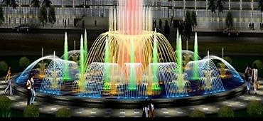 Rəngli fontan - şəkil 4