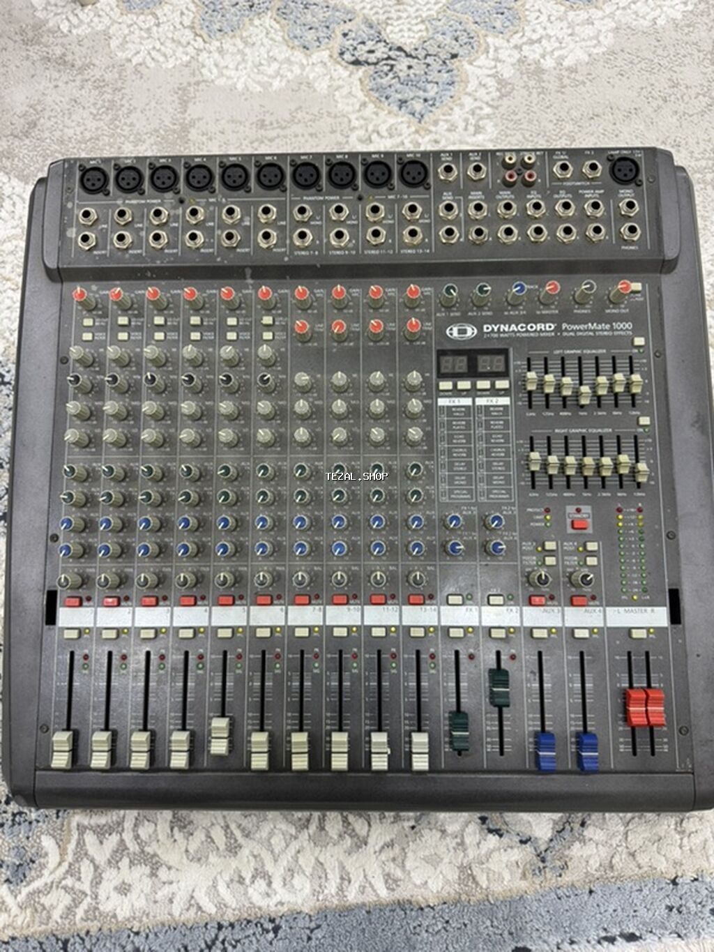 Dynacord PowerMate 1000 (PM1000-2, 230V) — Alman istehsalı - şəkil 5