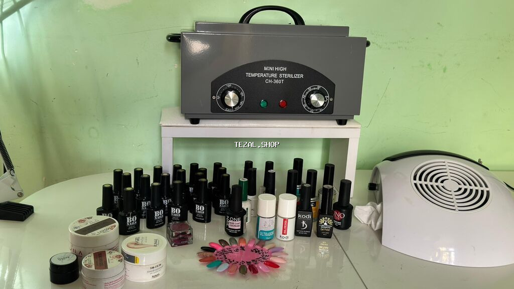 Manikür üçün peşəkar komplekt Tərkib: - BO Nails markalı çoxsaylı gel - şəkil 3