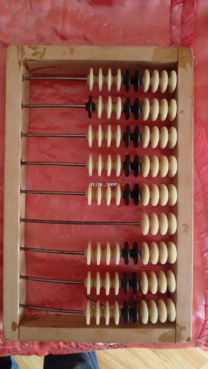 Продается:Старинные концелярские(бухгалтерские) счеты 1960 года. почти - şəkil 2