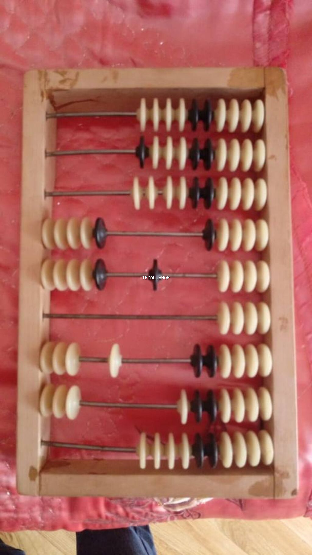 Продается:Старинные концелярские(бухгалтерские) счеты 1960 года. почти - şəkil 3