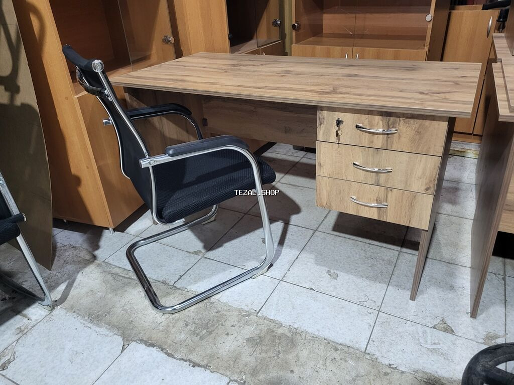 Ofis/iş masası – təbii ağac teksturasında - Material - şəkil 4