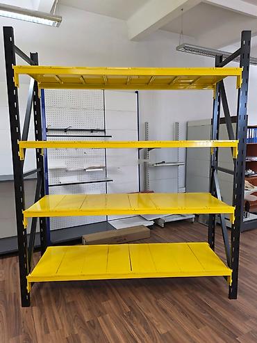 Metal Rəf Sistemi – Ağır Yük üçün (Yeni) 2000x600x2400 mm (E*D*H) - şəkil 2