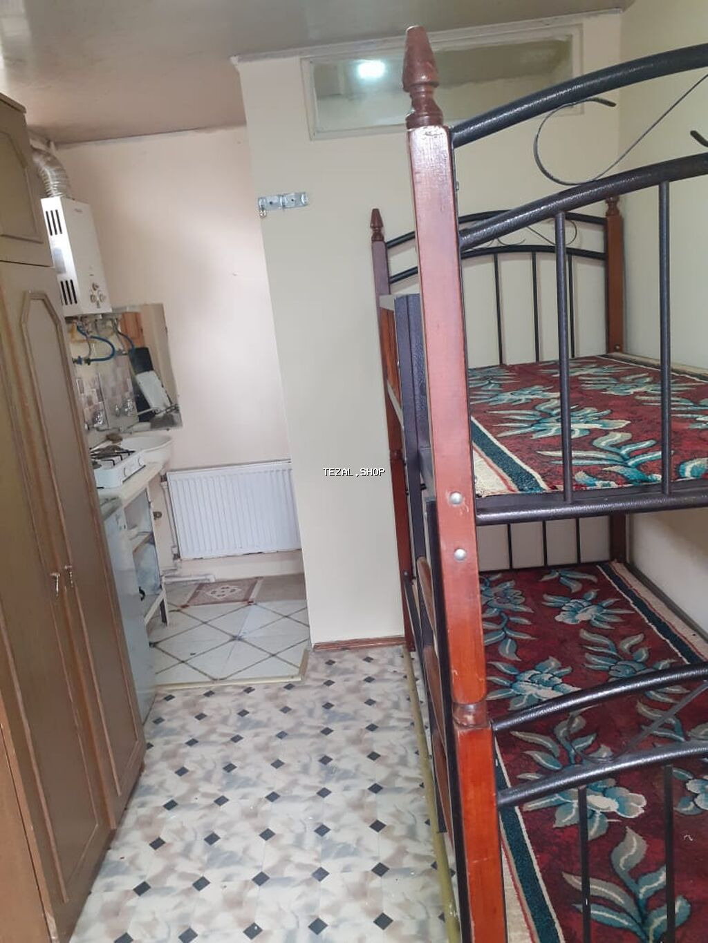 1 otaqlı ev hər bir şəraiti var kombi kondisaner soyuducu özünə aid - şəkil 2