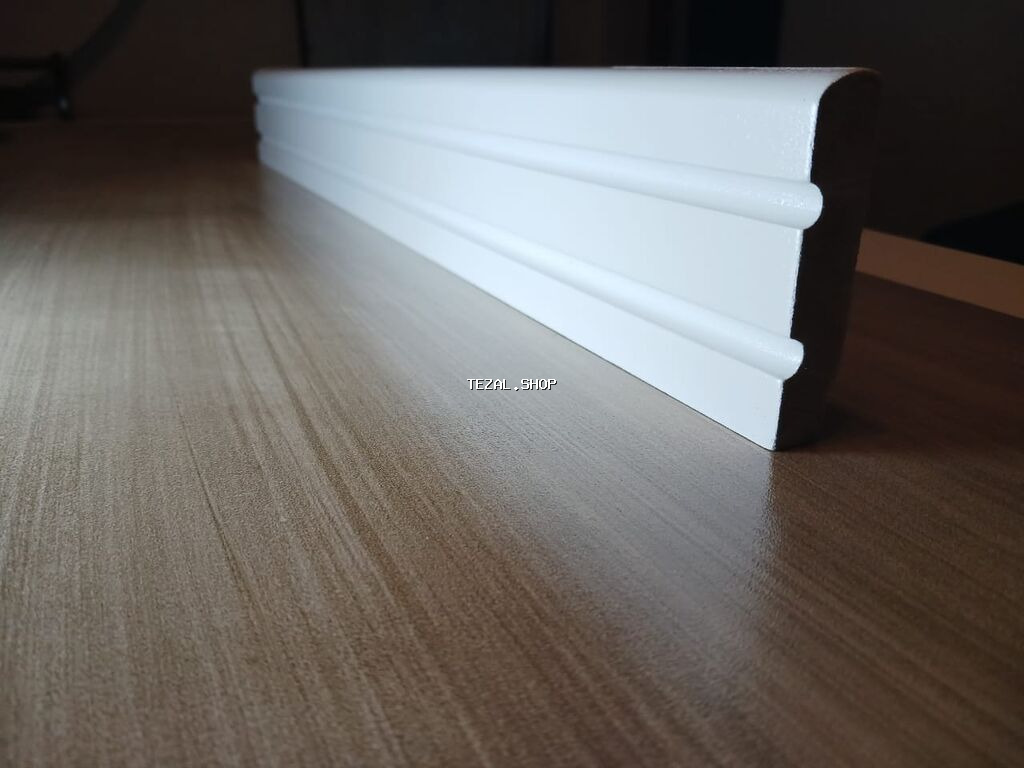 MDF plintus – daxili interyer üçün hazır boyalı döşəmə bordürü - - şəkil 5
