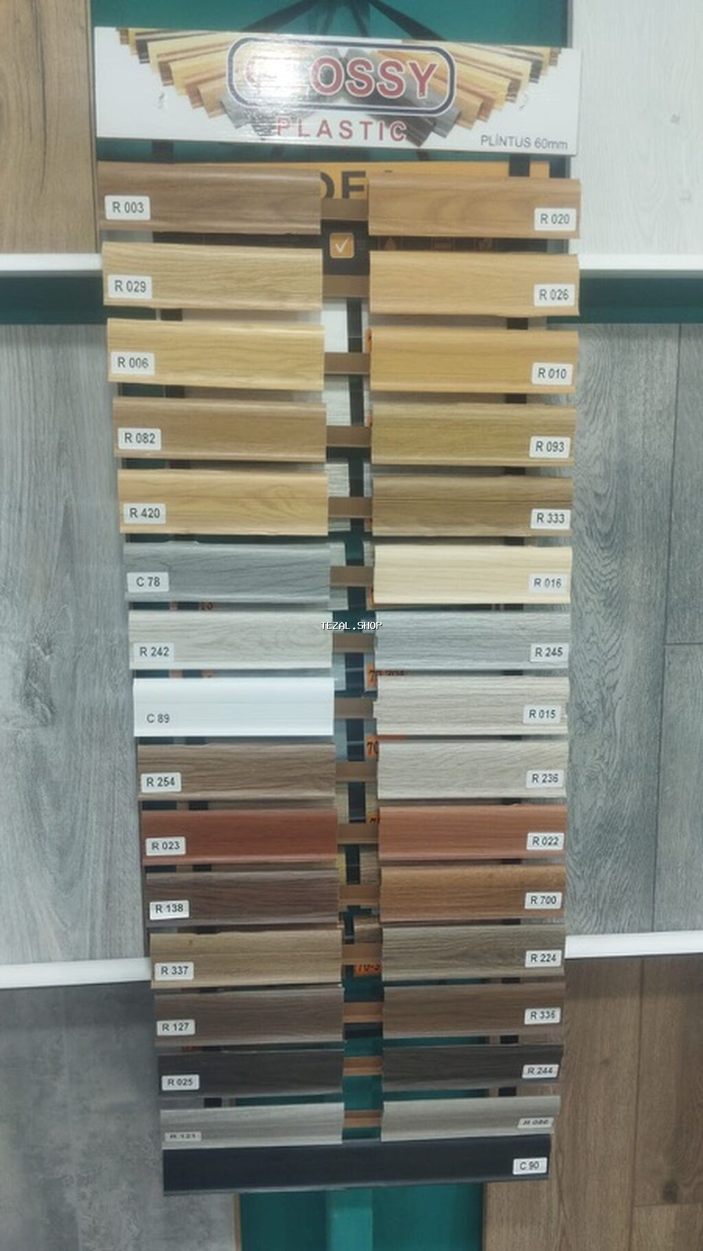 Plastik plintus 2,20 uzunlugu 6lıg 7lik 8 lik 9 lug secım coxdu yazın