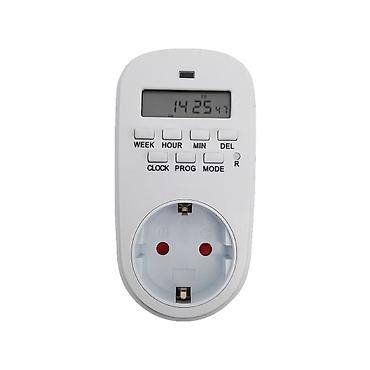 Elektron həftəlik rozetka taymeri TimeBest Standart (GET02A-GR) - şəkil 3