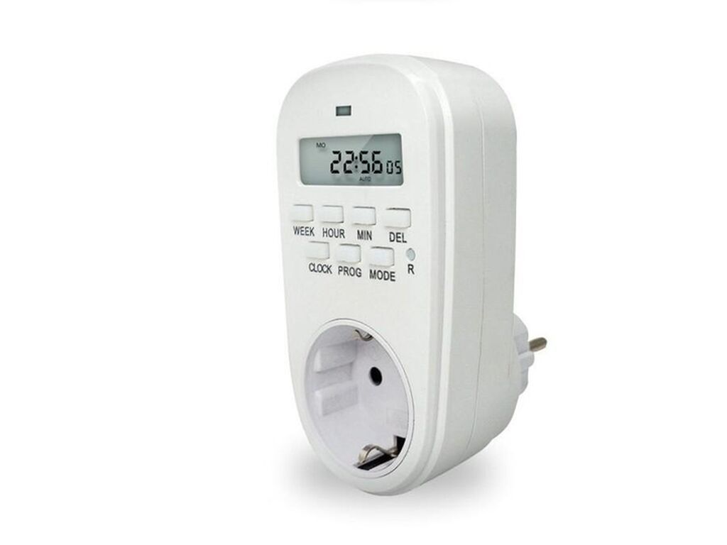 Elektron həftəlik rozetka taymeri TimeBest Standart (GET02A-GR)