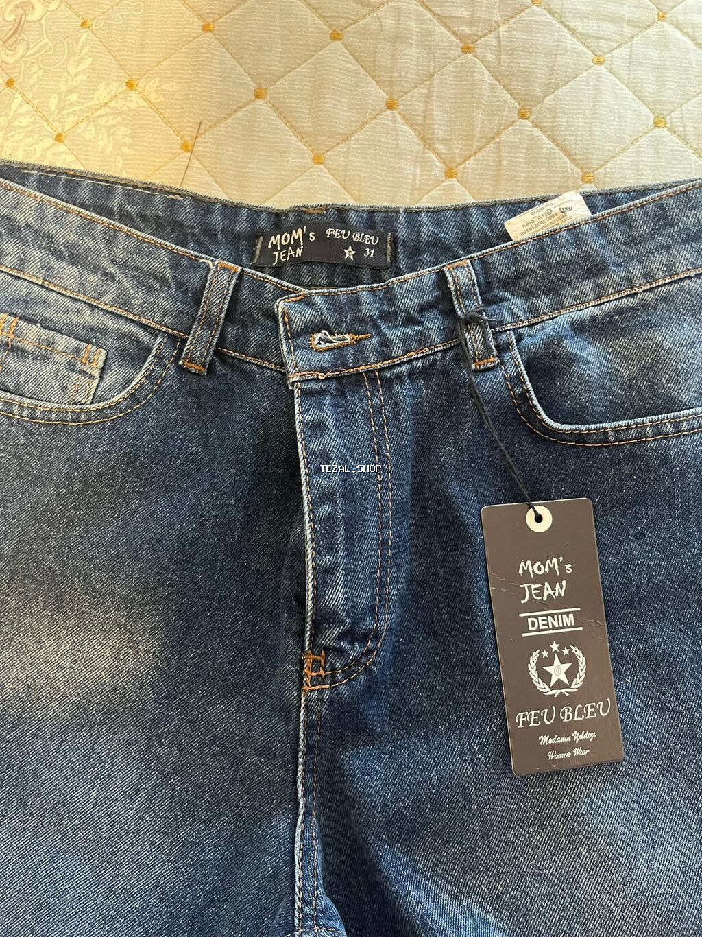 Mom jeans yenidir etiketide ustunde 30 azn - şəkil 2