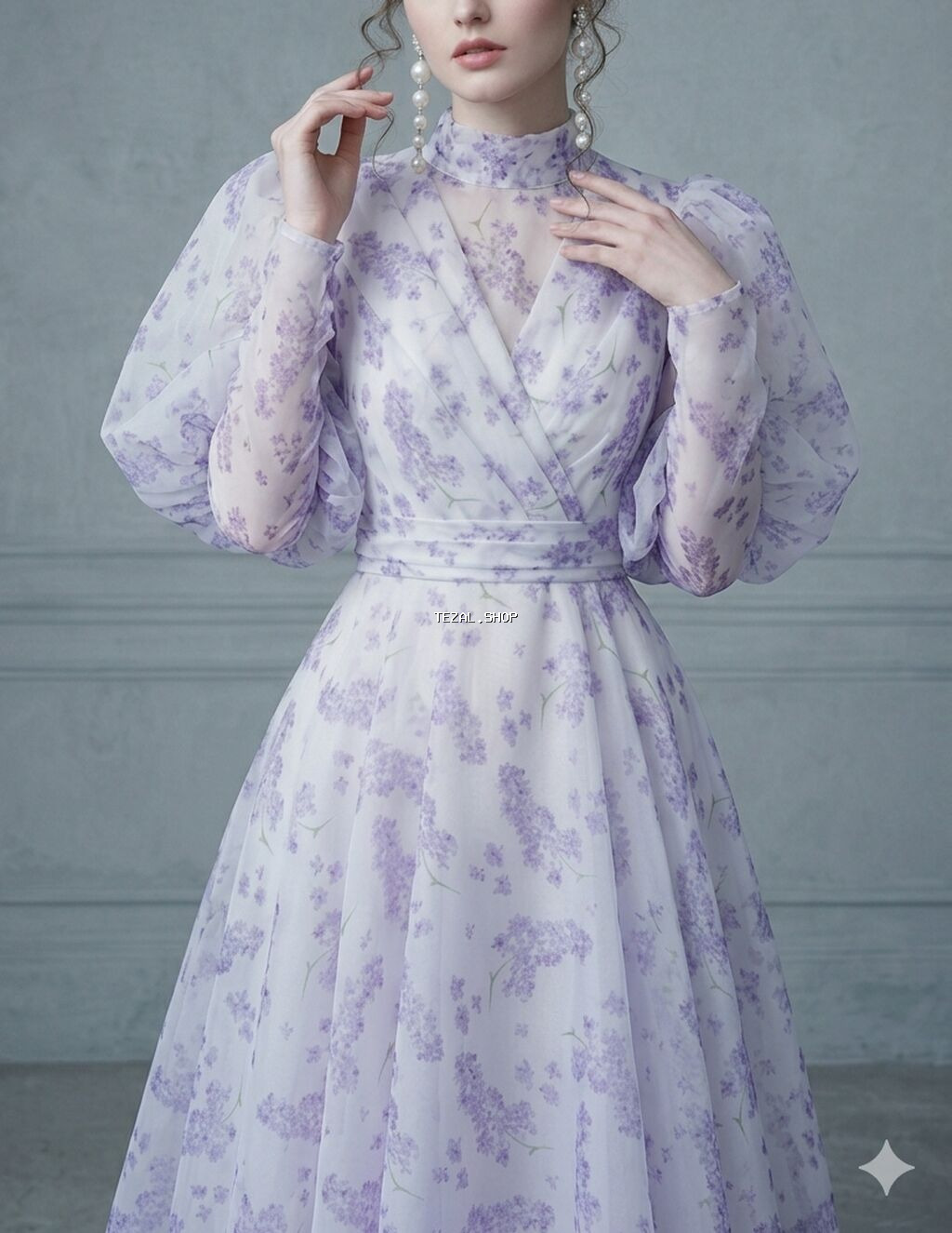 Xüsusi sifarişlə hazırlanıb. Heç geyinilməyib Ağ orqanza yasəmən - şəkil 2