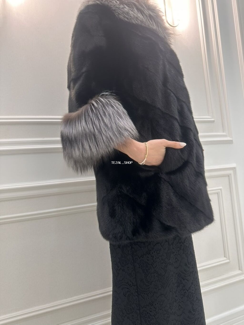 -Təbi Dəridən Şuba -(100% Original) İki il bundan öncə, Снежная - şəkil 2