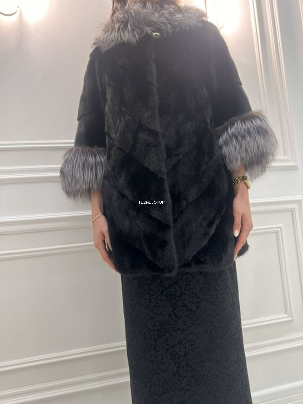 -Təbi Dəridən Şuba -(100% Original) İki il bundan öncə, Снежная - şəkil 3