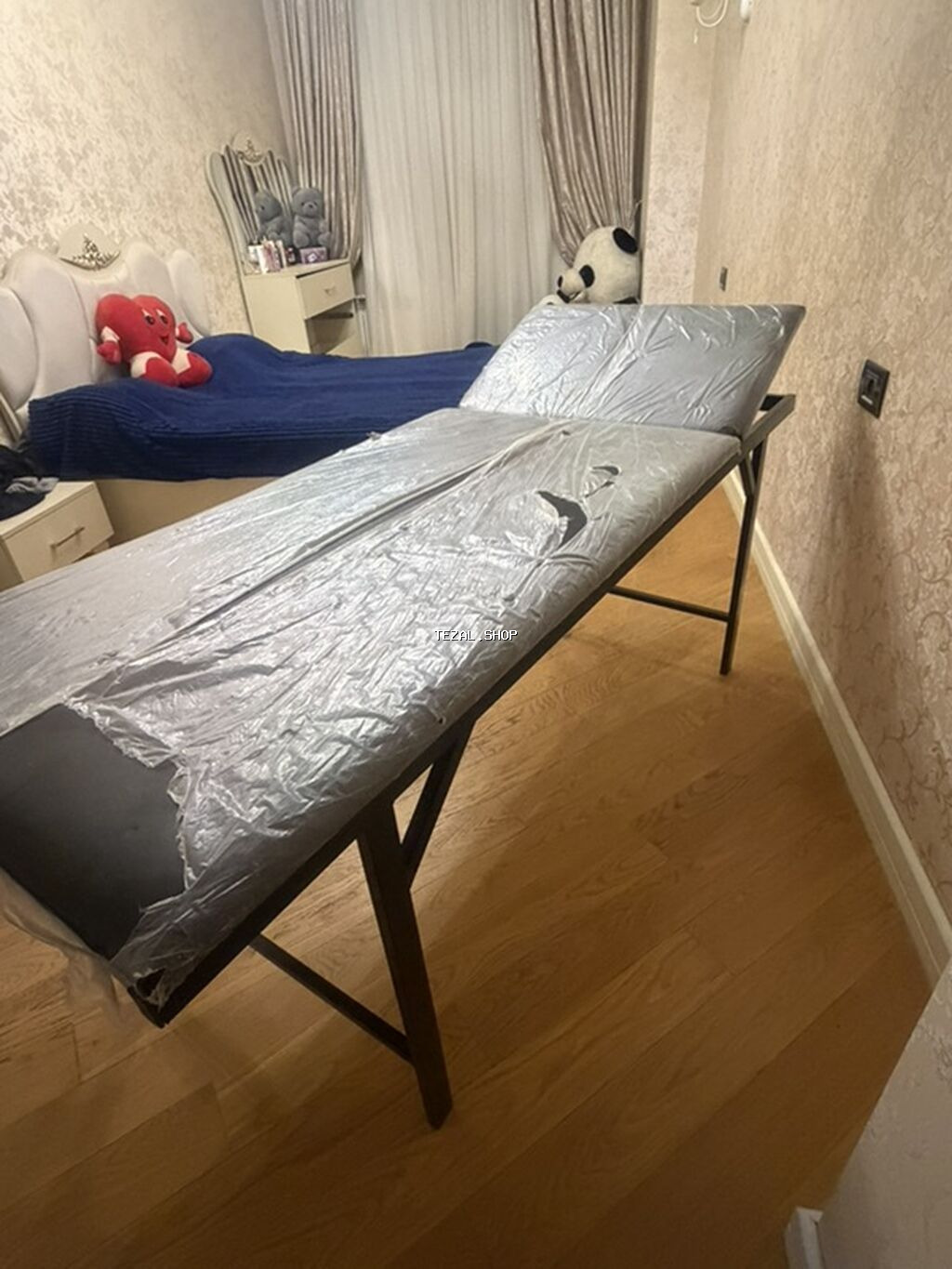 Yeni, Masaj kuşetkası, Qatlanmayan, rəng - Qara