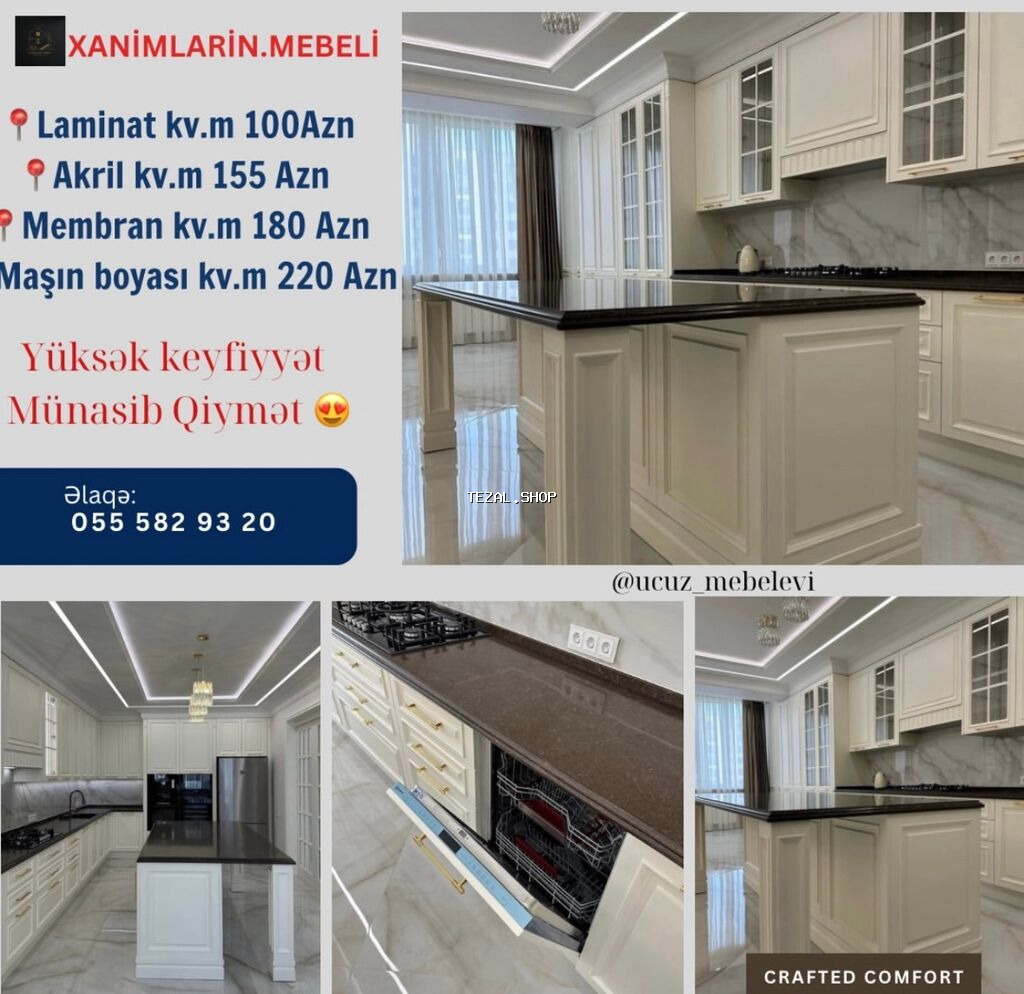 Pulsuz quraşdırılma, Zəmanətli, Kredit yoxdur, Pulsuz çatdırılma, Rayonlara çatdırılma