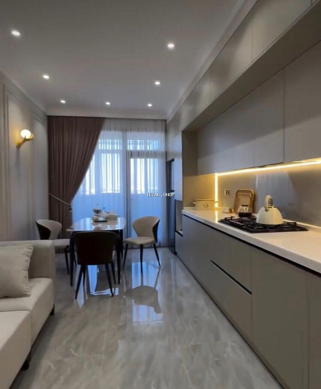 Sifarişlə mətbəx dəsti, Özü çəkən petlələr, Mat laminat, Kredit yoxdur, Pulsuz çatdırılma