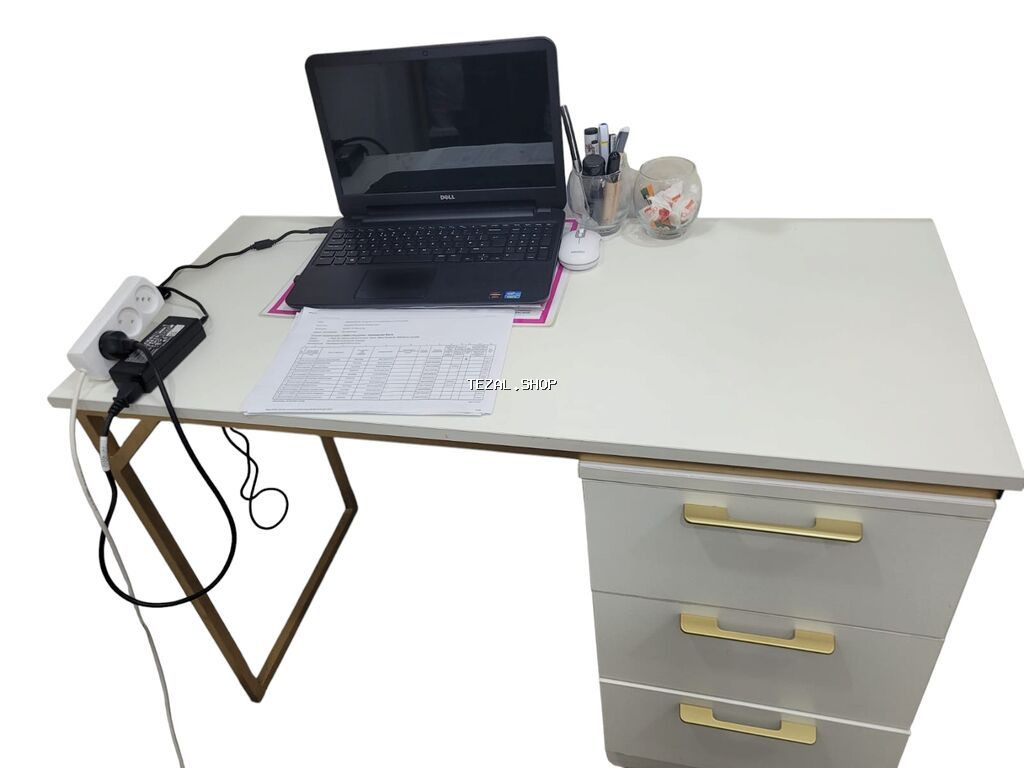 Düz masa, Stulsuz, Polkasız, Siyirməli, Metal