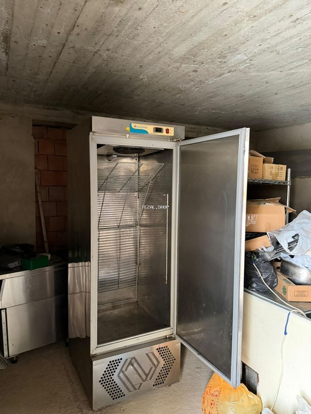 Peşəkar paslanmayan poladdan tək qapılı soyuducu şkaf kamera soyuducu