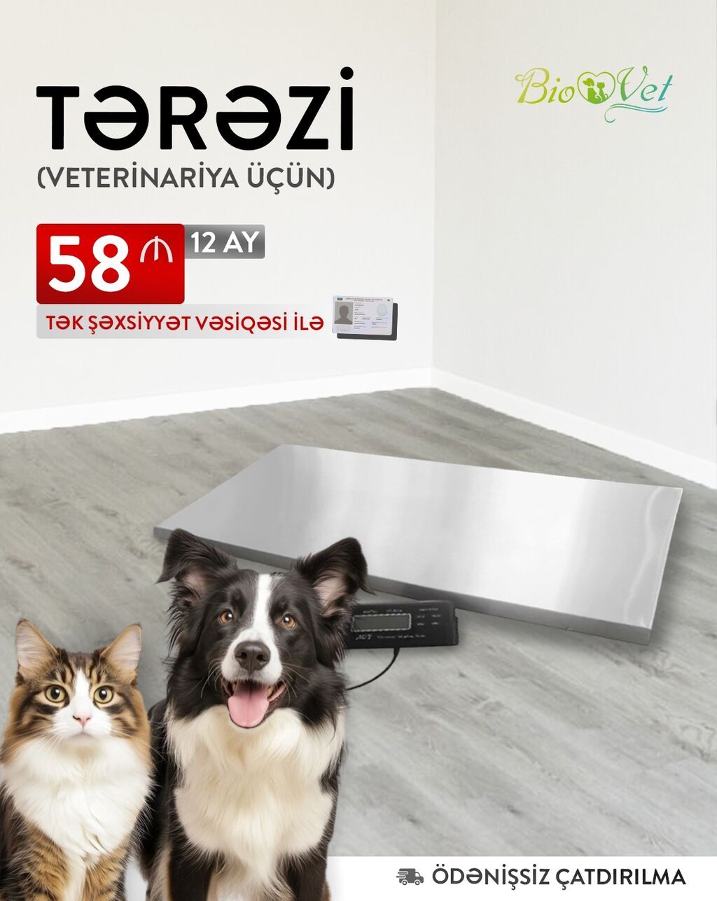 EX-1F Heyvan Tərəzisi — Dəqiq Ölçü, Güclü Dayanıqlıq! Baytarlıq