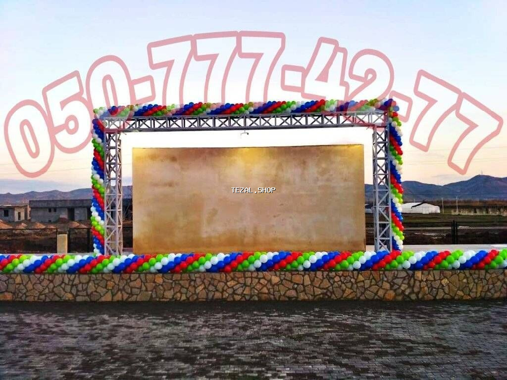 Helium shar. Helium şar dekoru. Online shar zakazi. Geliyum shariki - şəkil 3