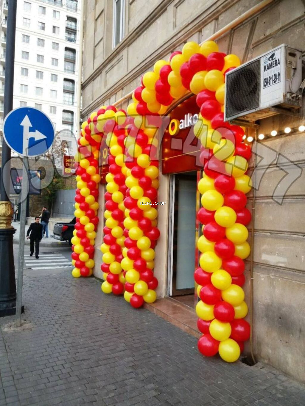 Achilish sharlari. Mağaza şar bəzədilməsi. şar dekoru. Helium adi