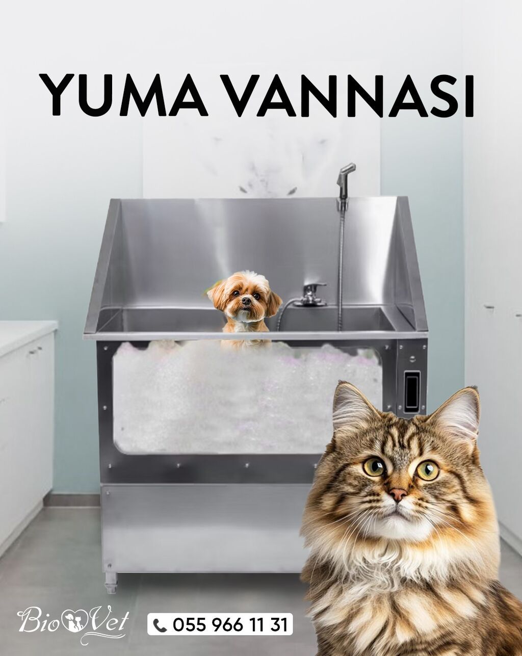 Klinikalar üçün Peşəkar Paslanmaz Polad Yuma Vannası Klinikanızın