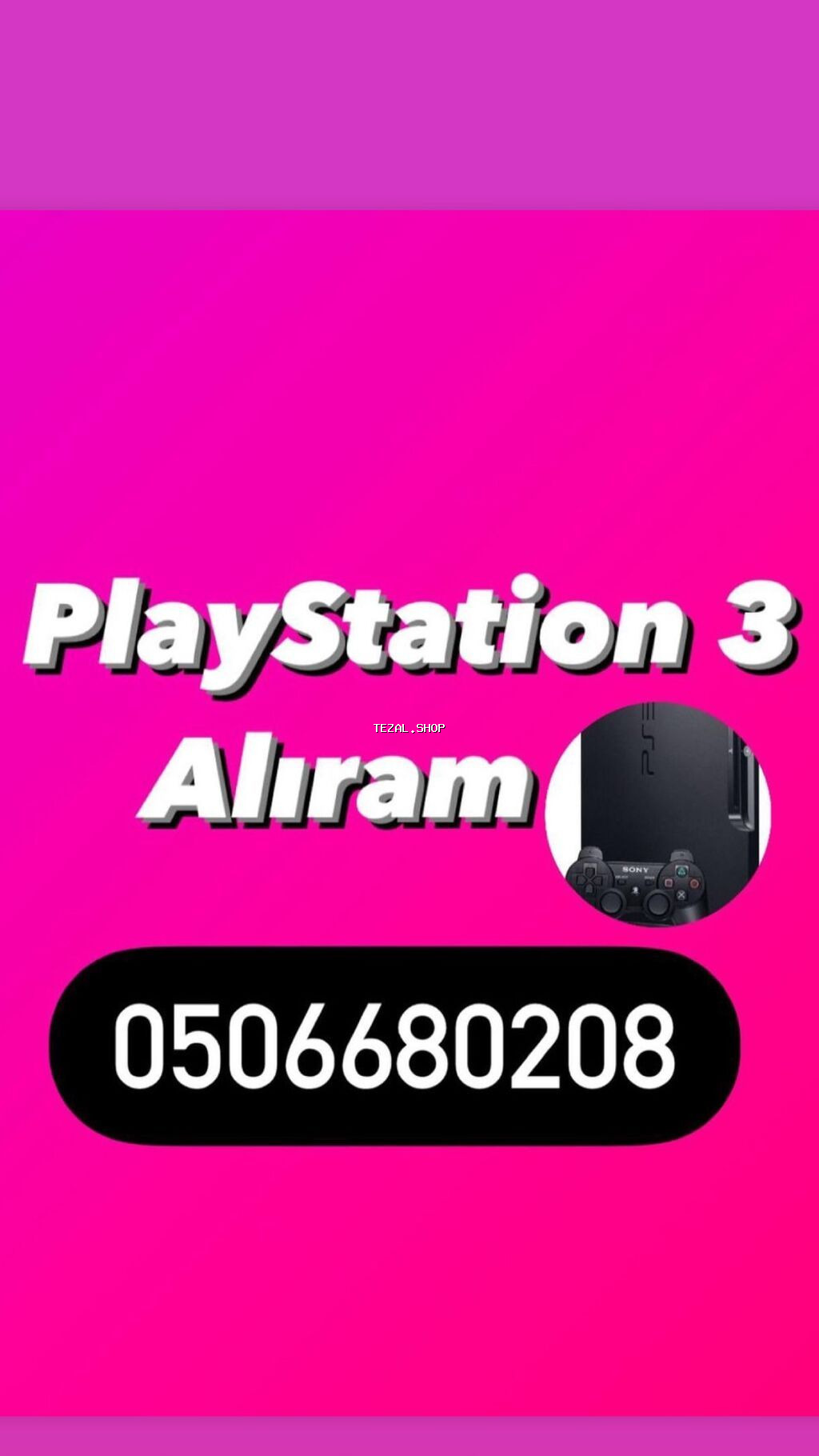 PlayStation 3 🎮 4 🎮 5 🎮 Alıram 📞📲 Whatsappa şekilli atın