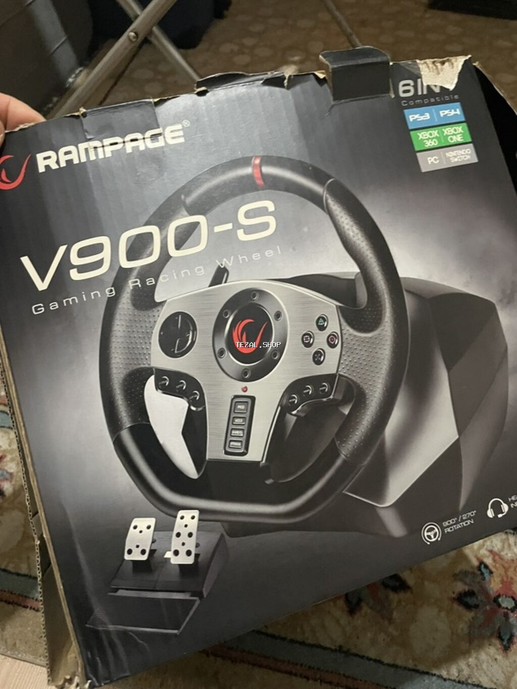 Rampage V900-S Gaming Racing Wheel Az ve seliqeli istifade