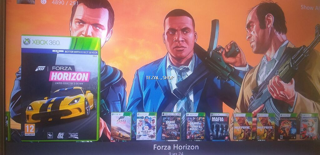 Xbox 360 Slim FREEBOOT rgh aurora prosivkali 250gb 250azn Gta V,Gta - şəkil 3